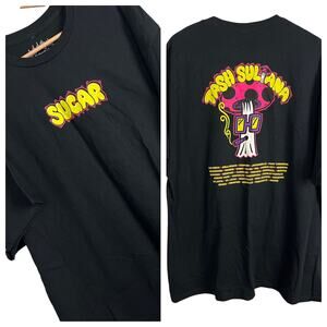 Tash Sultana Women's 2X Sugar Mushroom Graphic Band Tee Rock 2022‎ Tour T-Shirt